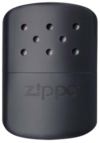 40368 Грелка каталитическая Zippo Black, сталь с покрытием, черная, матовая 66*13*99 мм
