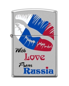 Zippo 205 with love from Russia - зажигалка