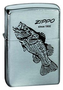 Zippo 200 Black Bass - зажигалка