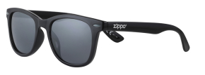 OB71-06 Очки солнцезащитные ZIPPO, унисекс, чёрные, оправа из поликарбоната